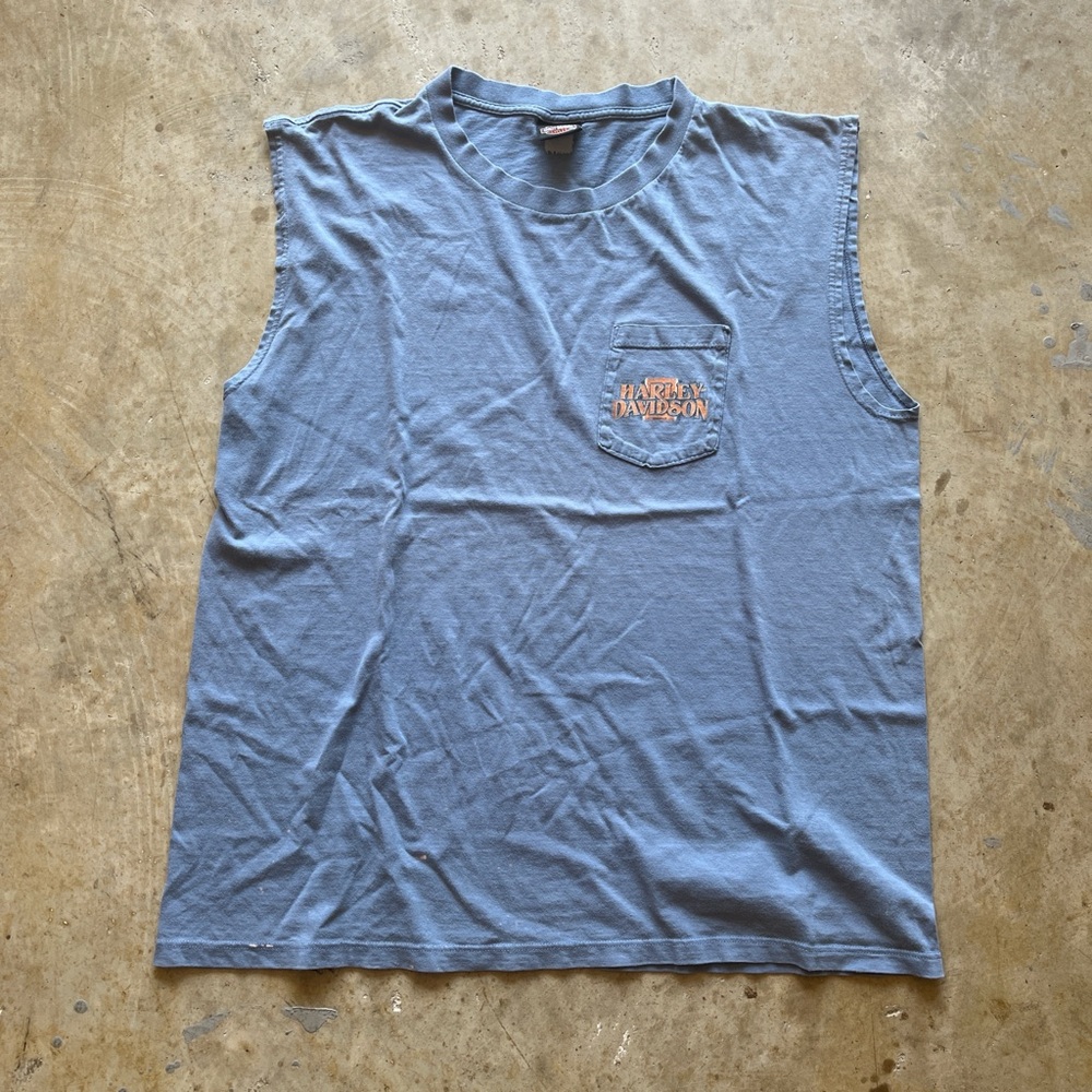 Harley-Davidson Blue Crew Neck Tee